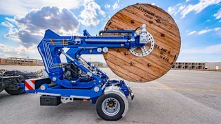 STU Trailers Haspelwagen Special Hydraulic kabel drawbar snelverkeer