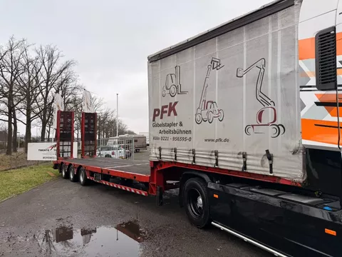 Faymonville Forklift Gabelstapler Heftruck semi Hydraulick ramp hefdek