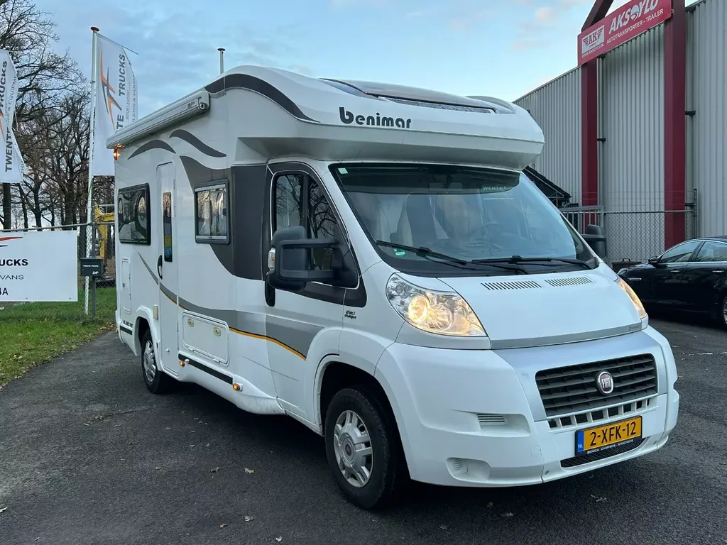 Fiat Benimar Mileo 202 4 pers Meest compacte camper met de meeste binnen ruimte